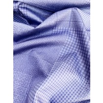 韓國1T棉布-絲光棉-幾何格紋【藍】